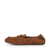Mocassini Ruches in pelle scamosciata 5D341E 008F0316 MIU MIU 