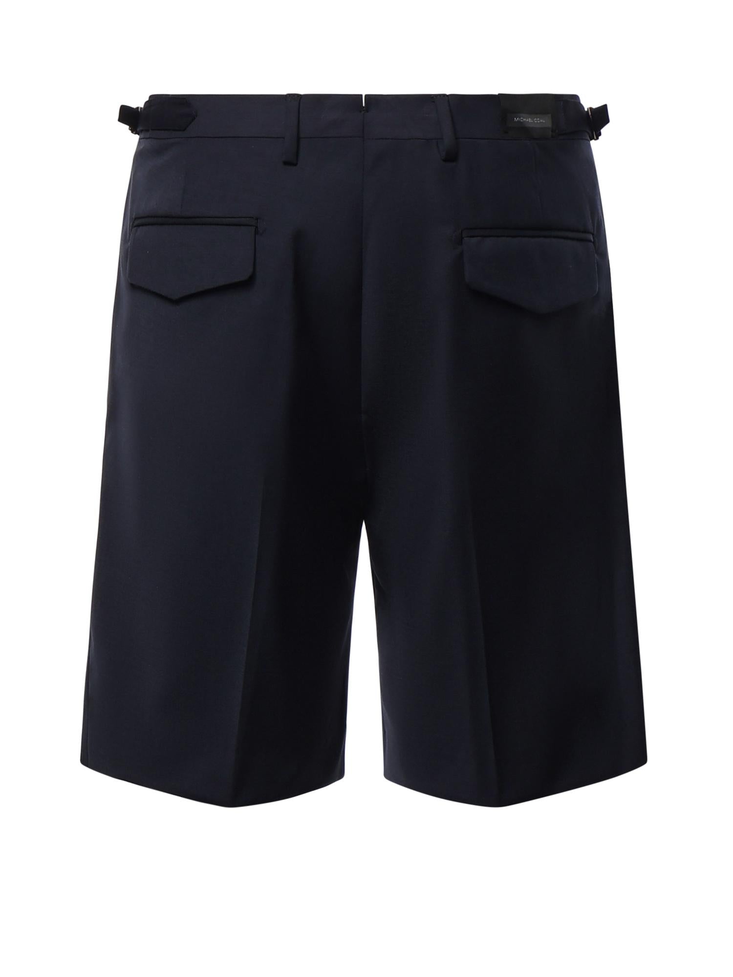 Bermuda Jessie in misto lana<BR/> MCJES3687S26B 016 MICHAEL COAL 