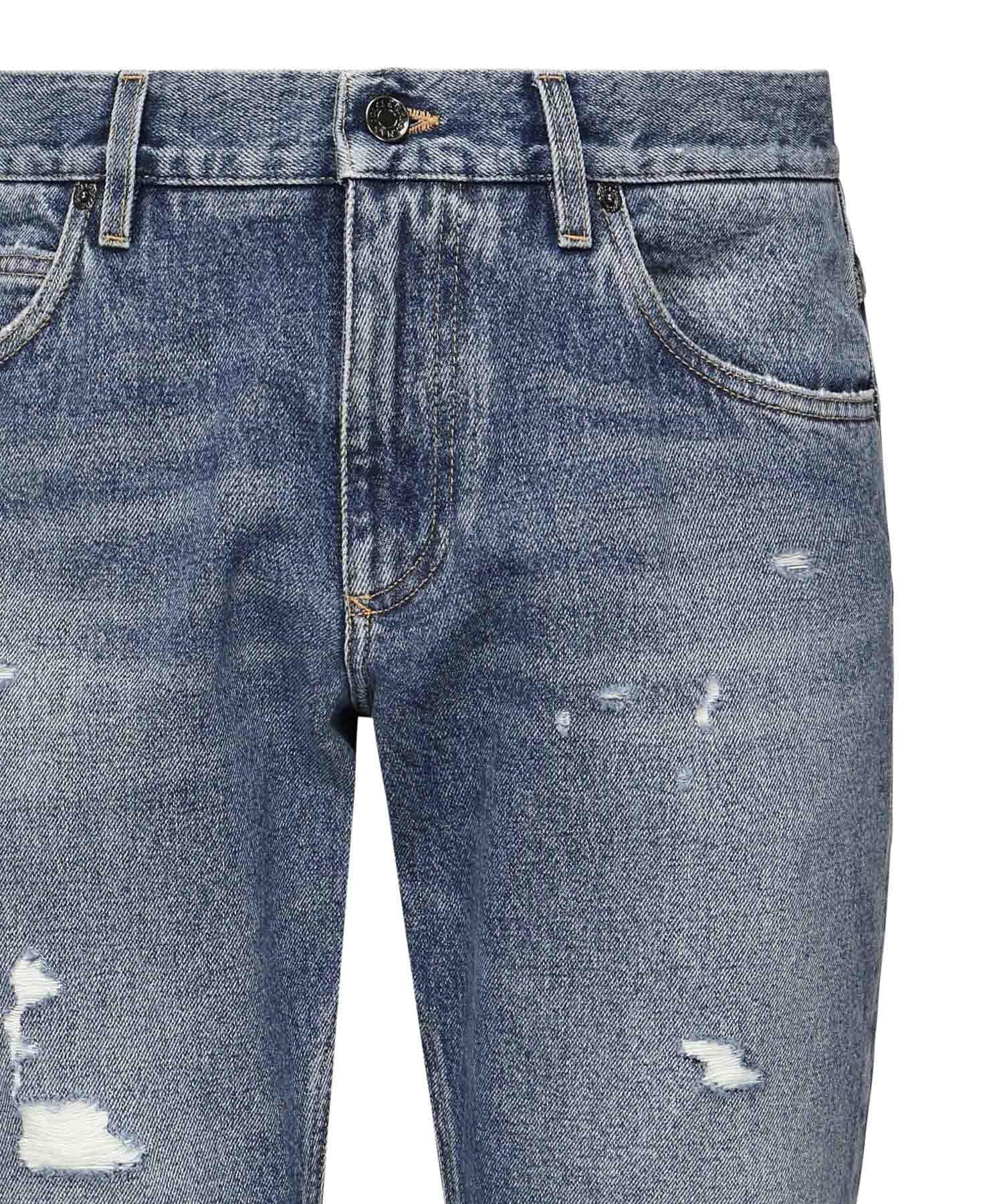 Jeans regular in cotone GYJCCD G8NH5S9001 DOLCE & GABBANA 