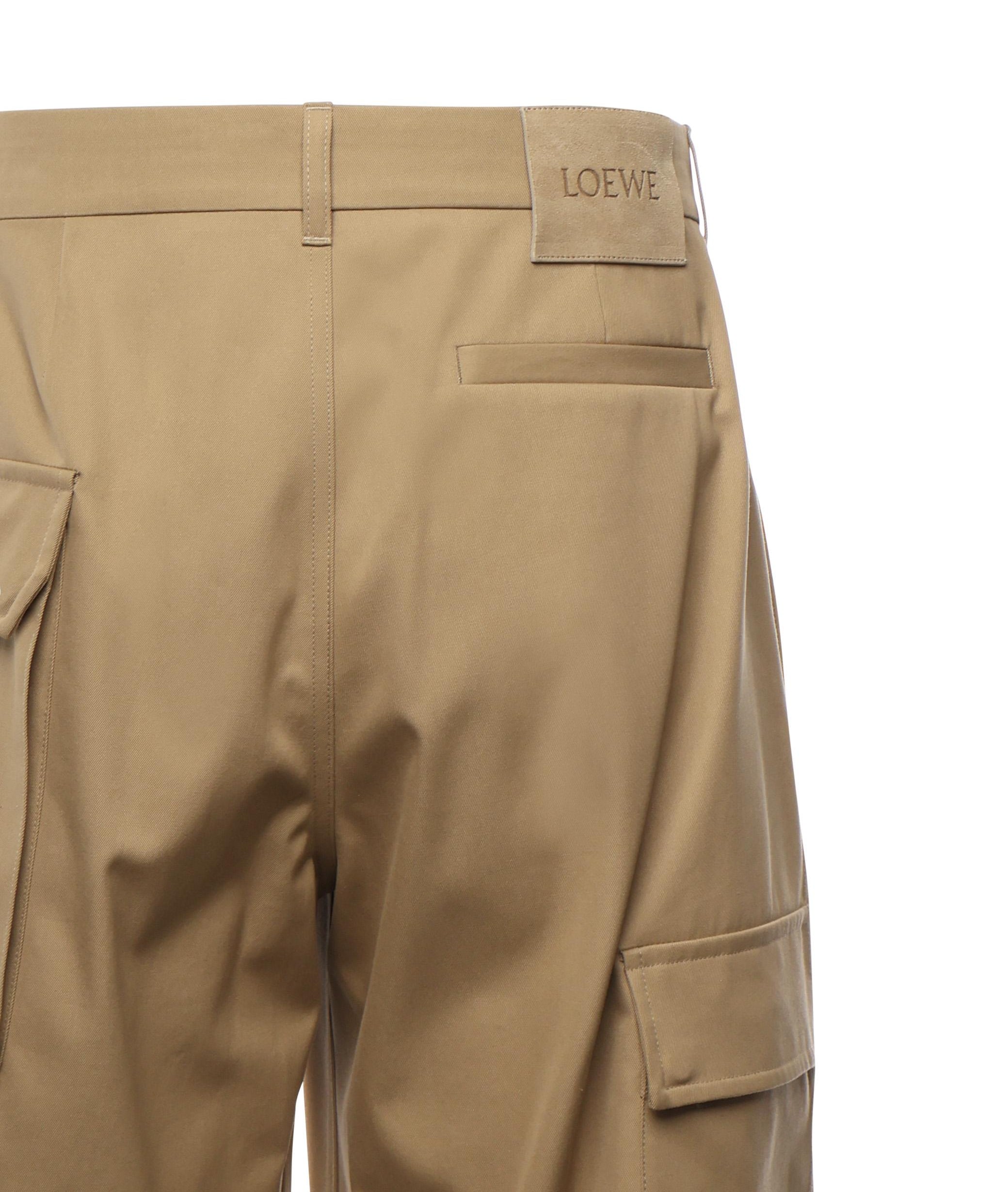 Pantaloni cargo in cotone e seta H526Y04WGO 2140 LOEWE 