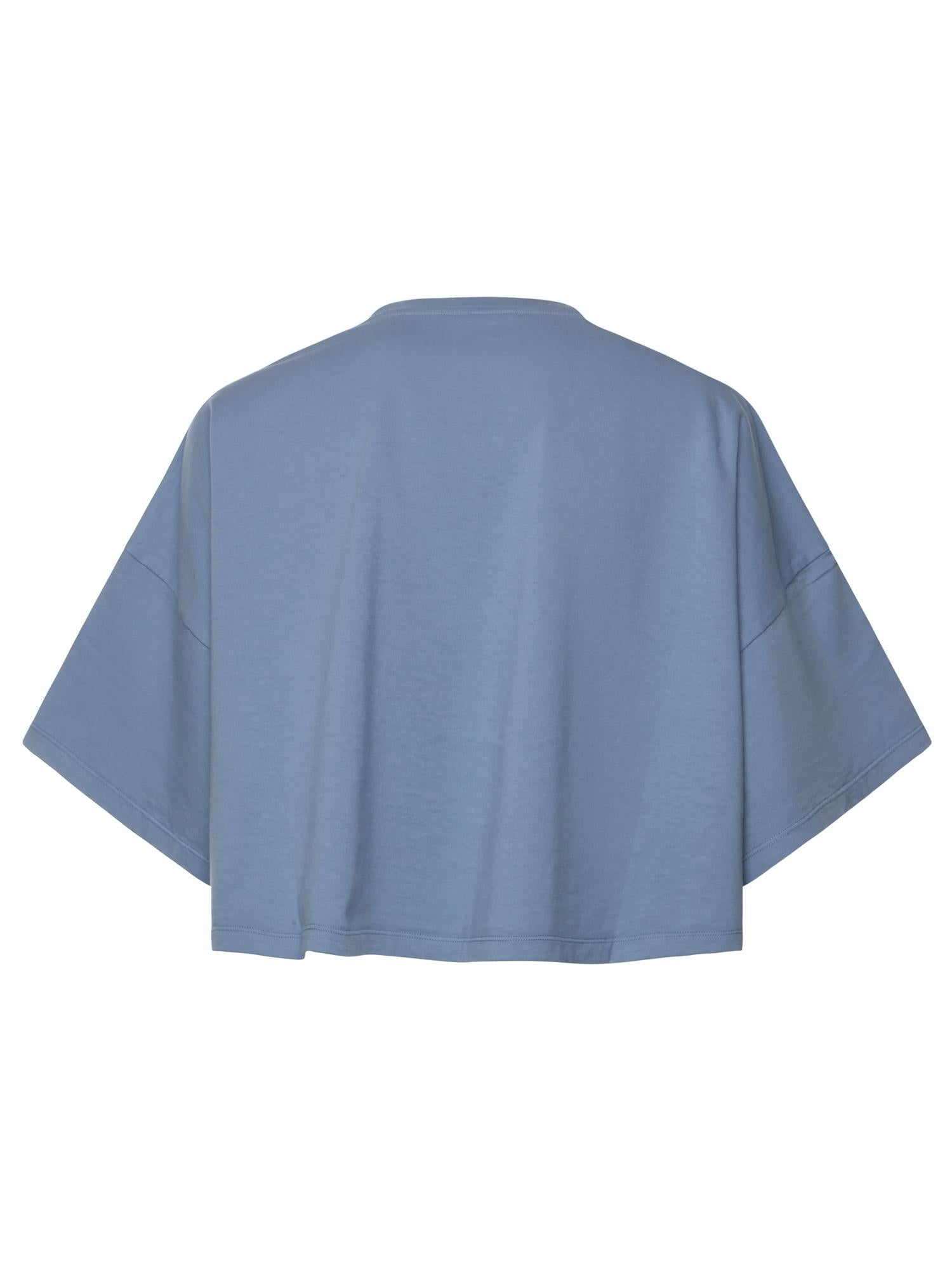 T-shirt cropped con logo CHC25AJH09183 40Q CHLOÉ 