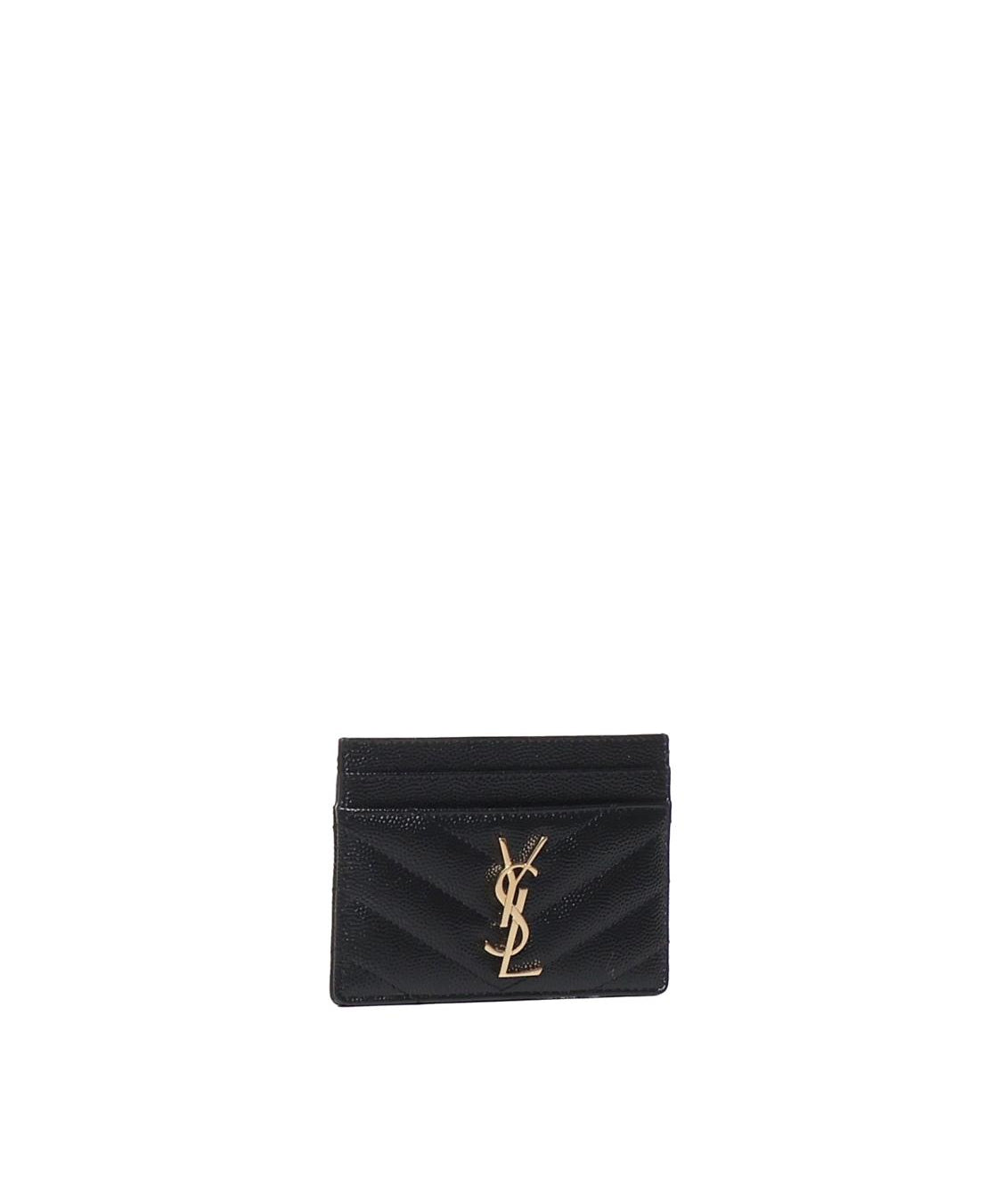 Portacarte Cassandre matelassé 423291 BOW011000 SAINT LAURENT 