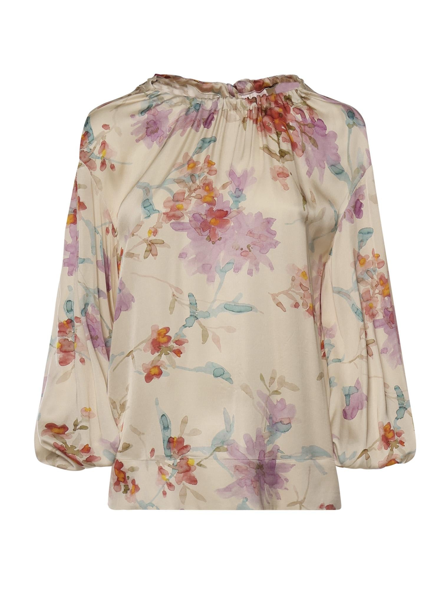Blusa con stampa floreale BL000034D 12789P9999 HERNO 