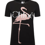 T-shirt in jersey di cotone con logo CH26SJH08194 070 CHLOÉ 