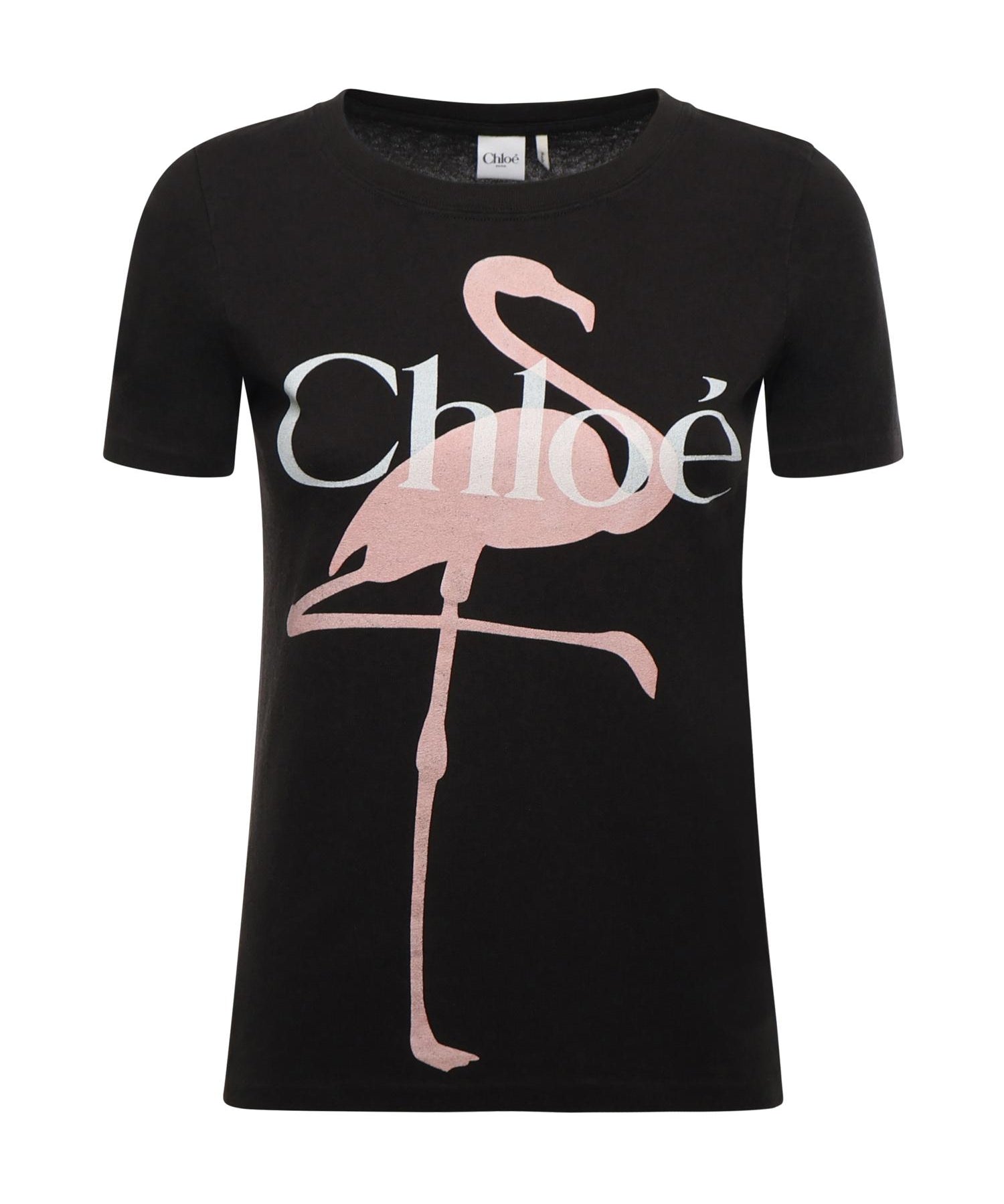 T-shirt in jersey di cotone con logo CH26SJH08194 070 CHLOÉ 