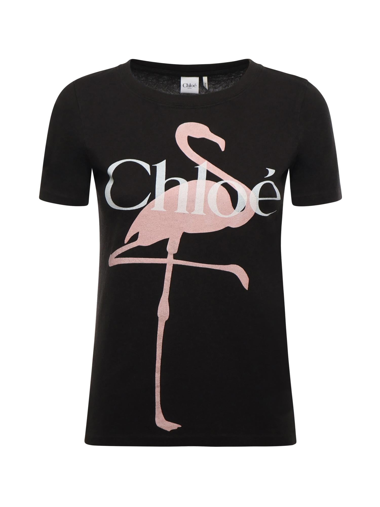 T-shirt in jersey di cotone con logo CH26SJH08194 070 CHLOÉ 
