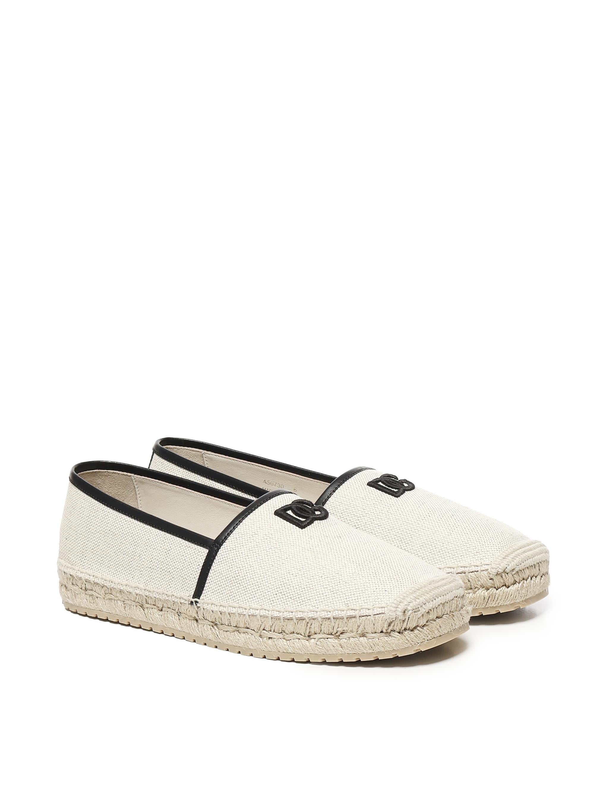 Espadrillas in tessuto e nappa A50730 A9Q938S469 DOLCE & GABBANA 