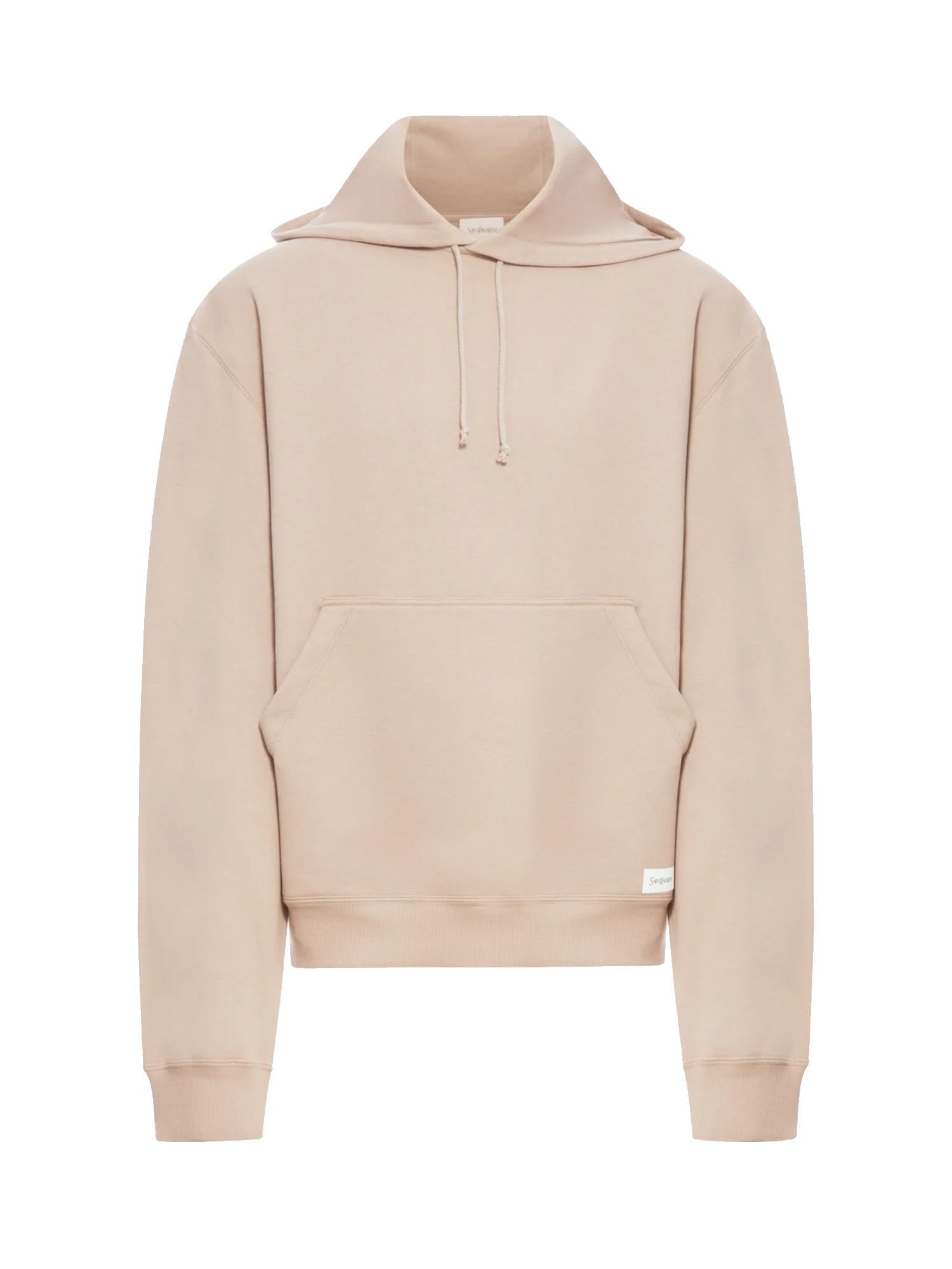 Felpa con cappuccio in cotone 799171 Y36SW9950 SAINT LAURENT 