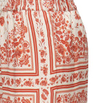 Pantaloni in seta con stampa FR6494 AVA1F0D4T FENDI 