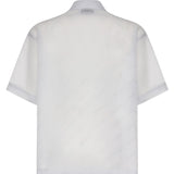 Camicia con logo in misto cotone SH003004 LIGHT GREY BONSAI 