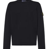 Maglione in cotone e nylon con logo<BR/> L1S155100052 S00B0V0029 STONE ISLAND 