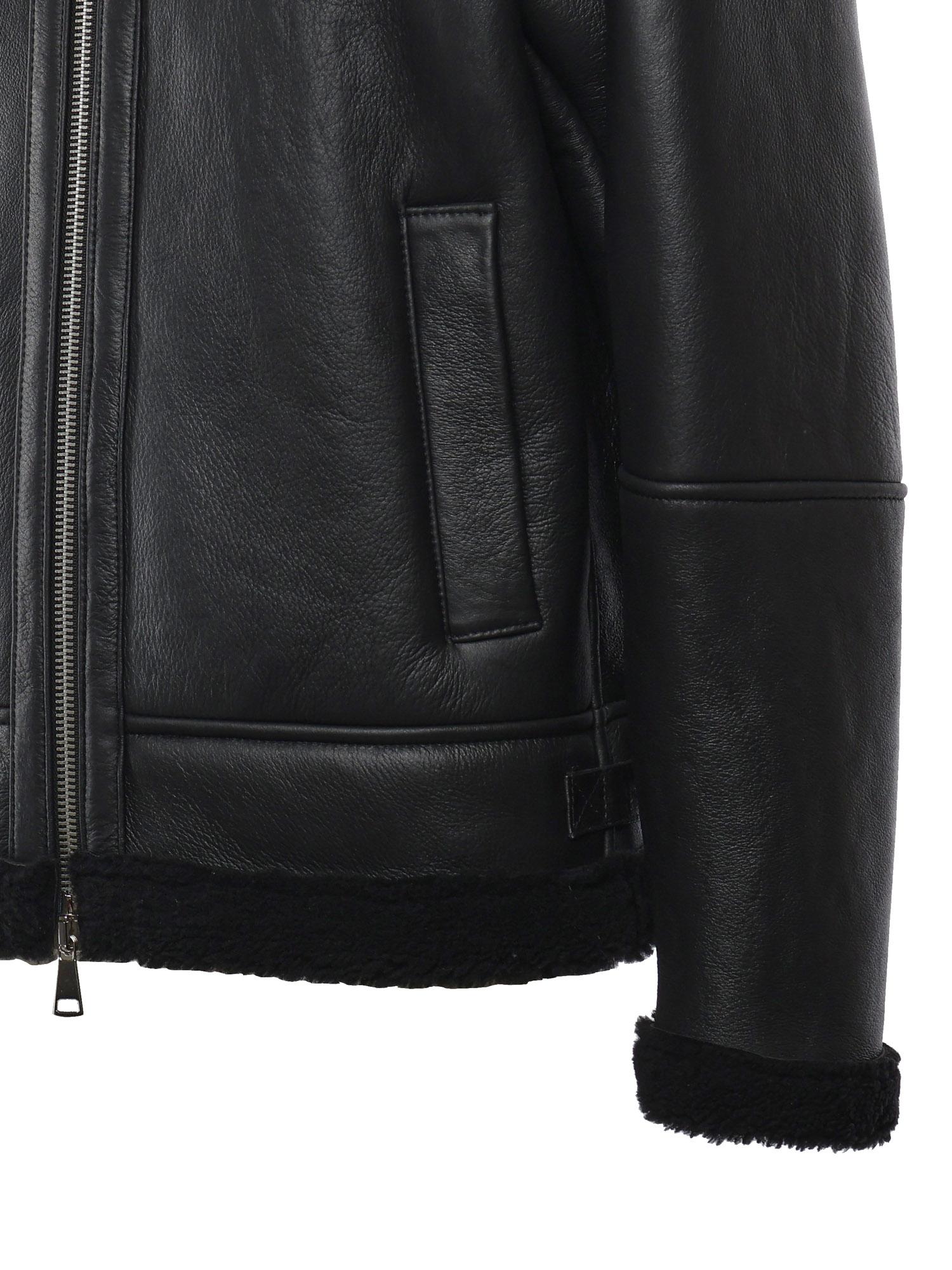 Giubbotto in pelle e montone Chicago CHICAGO NAPPANERO GIULIANO GALIANO 