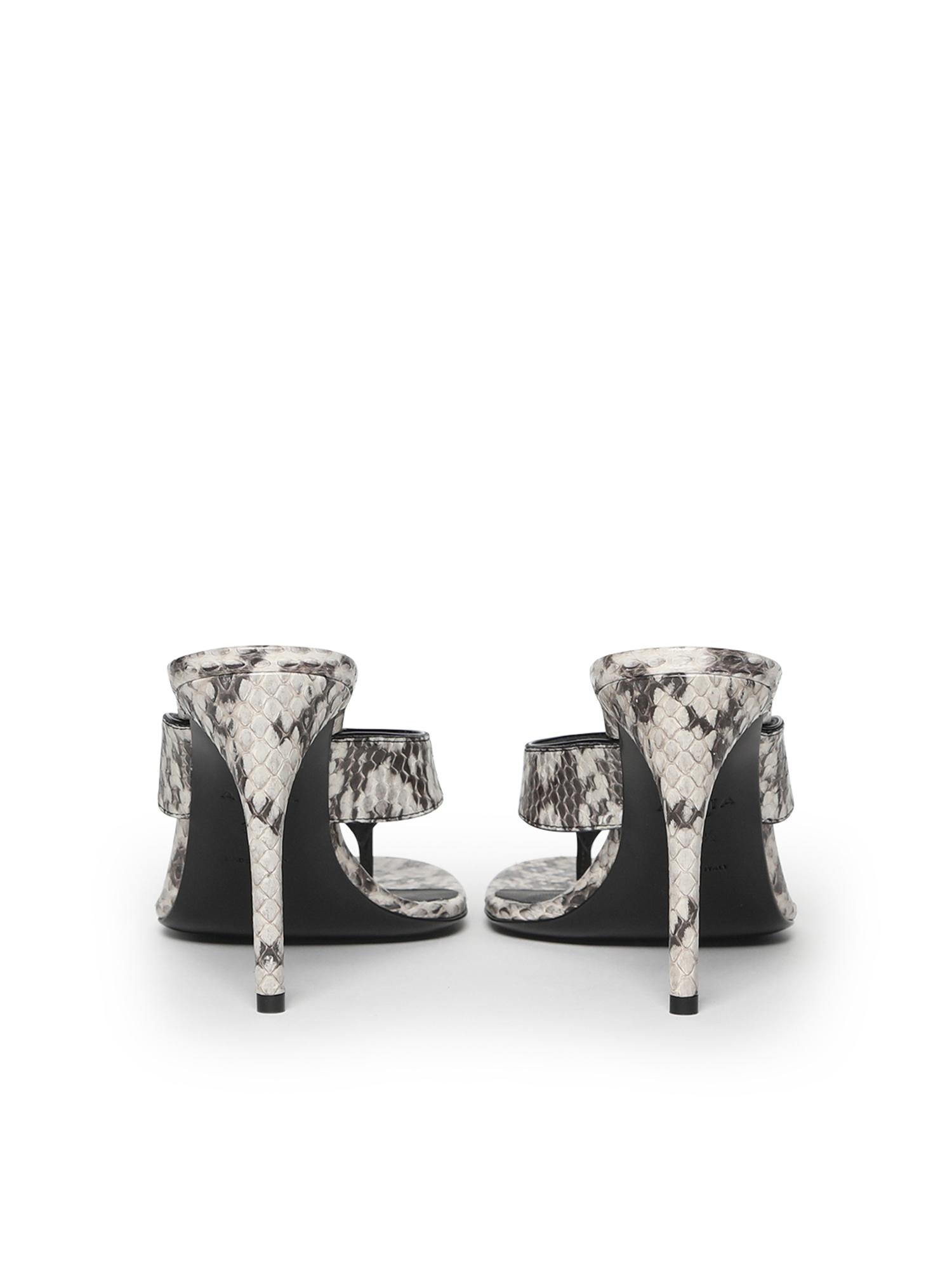Mules infradito in elaphe AA3S133CK326 009 ALAIA 