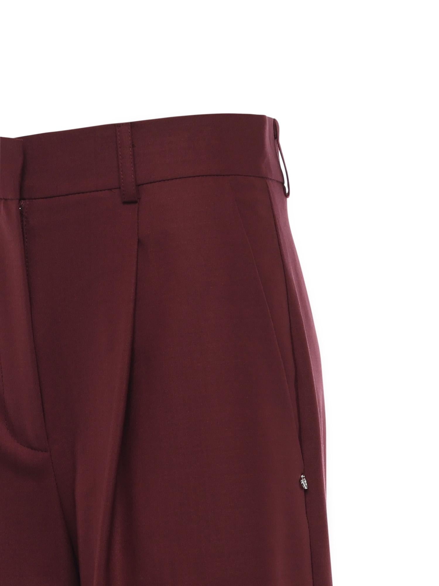 Pantalone palazzo in misto viscosa DP9926 ROUGE NOIRE OTTOD'AME 