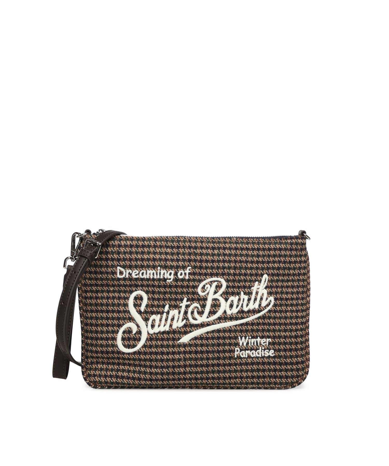 Pochette Parisienne wool con logo PAR0024 01358I MC2 SAINT BARTH 
