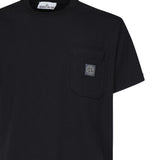 T-shirt con toppa Compass K1S152100219 S0057V0020 STONE ISLAND 
