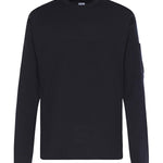 Maglione in cotone con logo 20CMKN097A11 0560A888 C.P. COMPANY 
