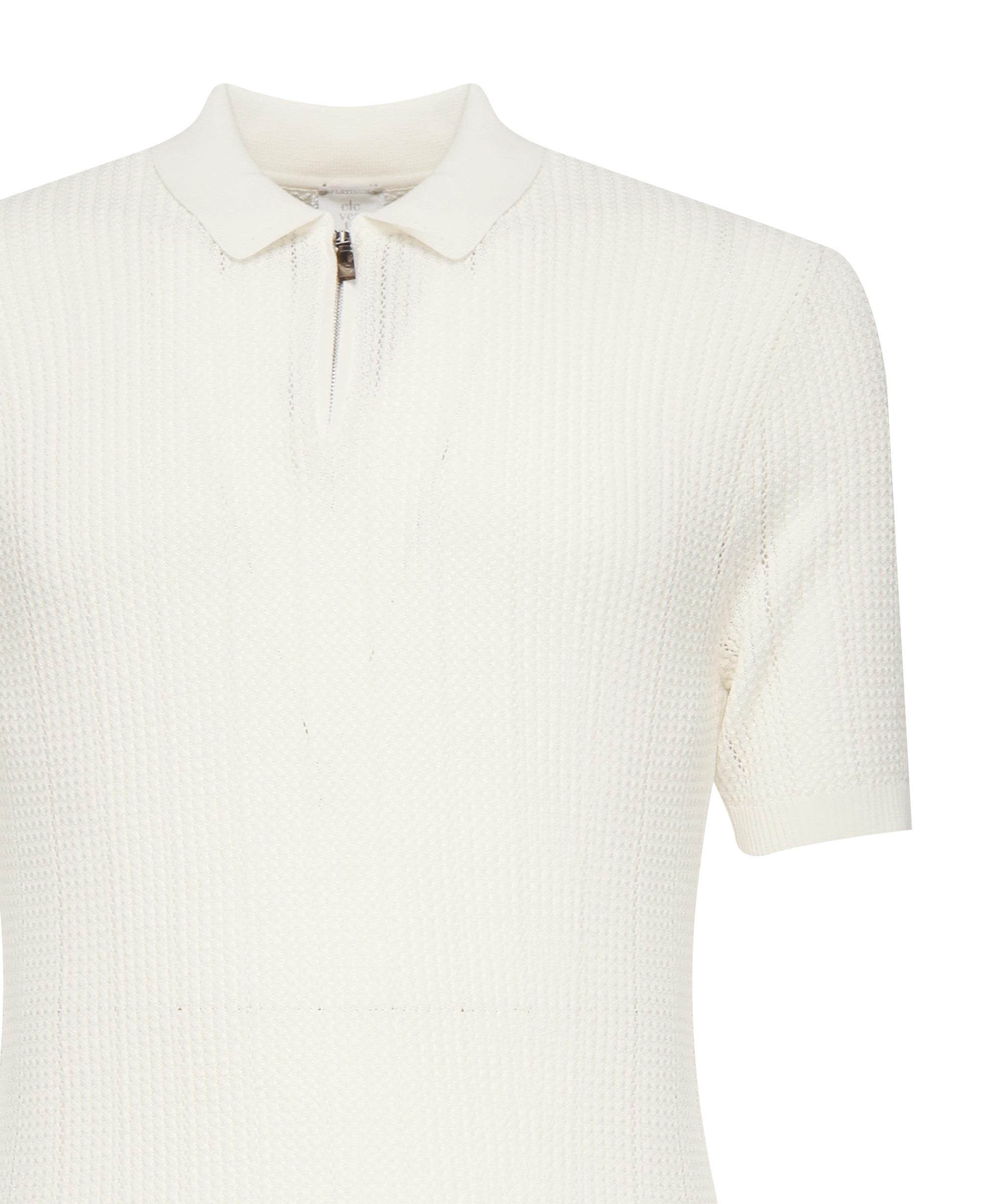 Polo con zip a coste K76POLK17MAG0A001 01 ELEVENTY 