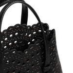 Tote bag piccola Mina 20 in pelle di vitello AA1S06720I251 999 ALAIA 