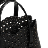 Tote bag piccola Mina 20 in pelle di vitello AA1S06720I251 999 ALAIA 