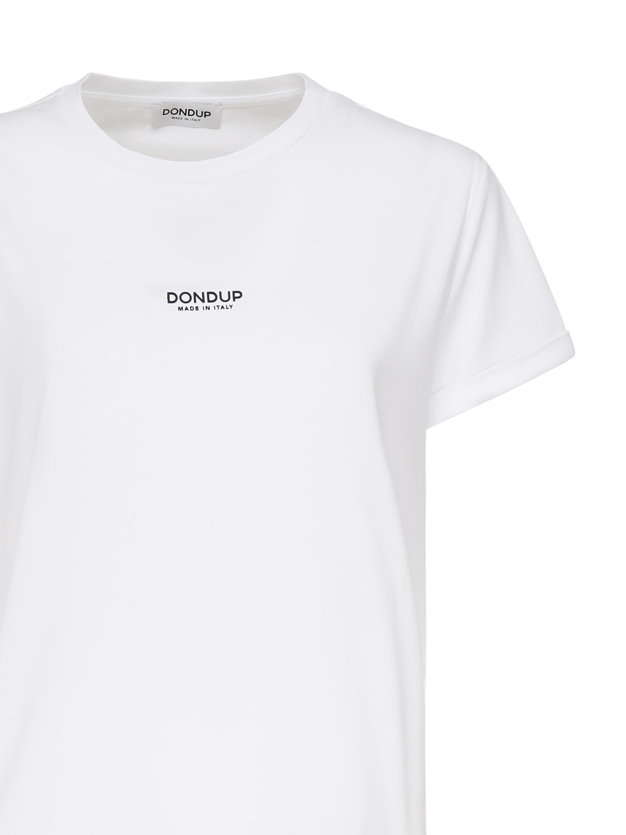 T-shirt regular con logo DS039 JF0271DDU6000 DONDUP 