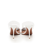 Mule Le Cœur in pelle verniciata AA3M053CK150 010 ALAIA 