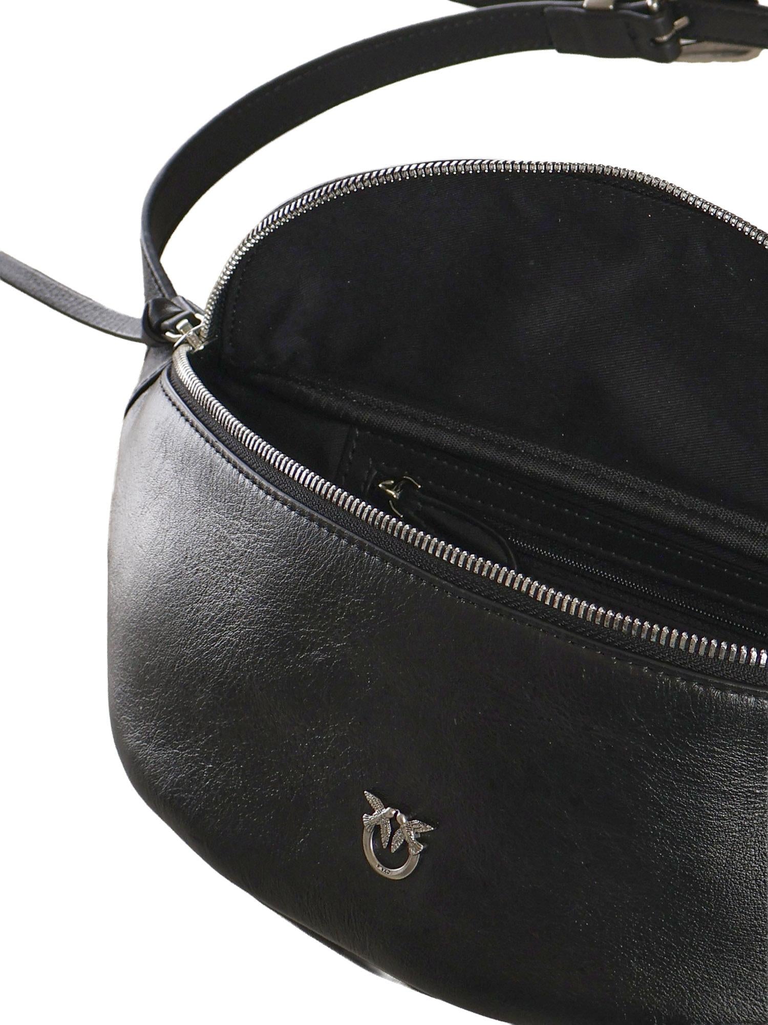 Marsupio in pelle new biker 106724 A2JGZ99O PINKO 