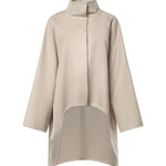Cappotto asimmetrico in cashmere double face AA9M1207T500D 110 ALAIA 