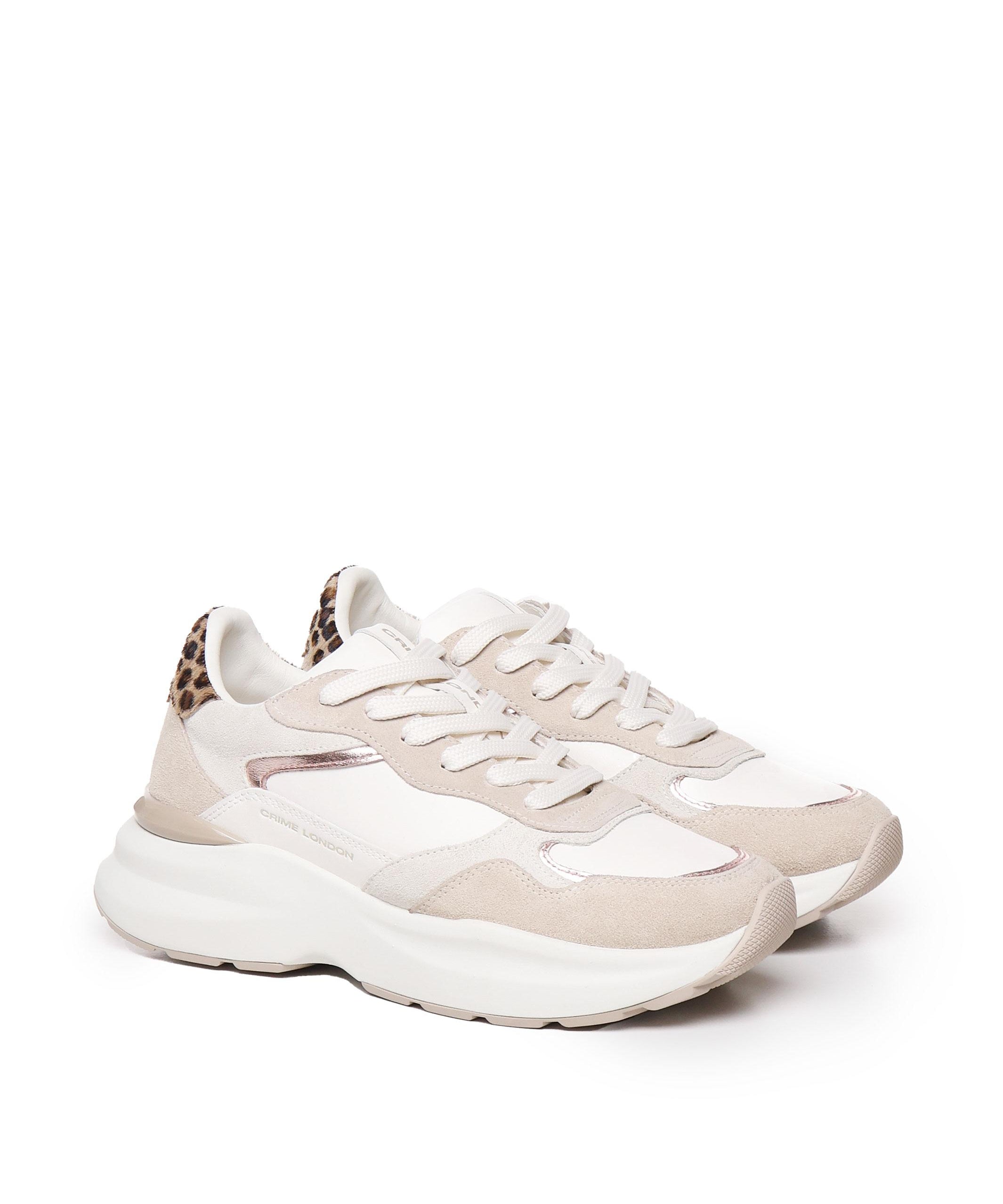 Sneakers in pelle e gomma 21702AA7 14 CRIME LONDON 