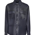 Overshirt in nappa di agnello e cotone H526Y31L53 5110 LOEWE 