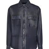 Overshirt in nappa di agnello e cotone H526Y31L53 5110 LOEWE 