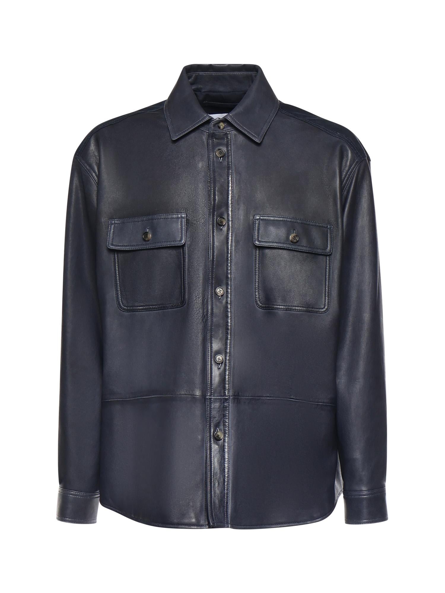 Overshirt in nappa di agnello e cotone H526Y31L53 5110 LOEWE 