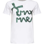 T-shirt Calcio con logo 2521946061600 010 MAX MARA 
