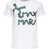 T-shirt Calcio con logo 2521946061600 010 MAX MARA 