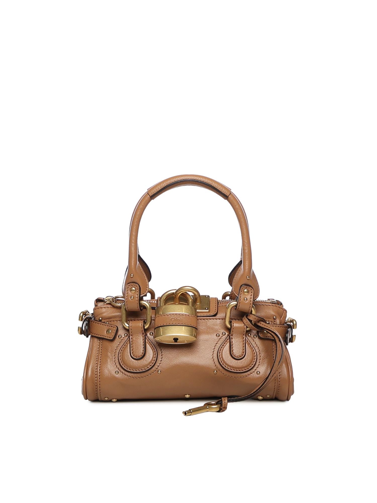 Borsa Paddington piccola in pelle granata CH26SS805P75 209 CHLOÉ 