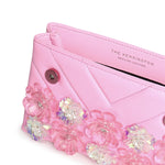 Borsa Kensington in pelle con cristalli 4373598109 PINK KURT GEIGER 