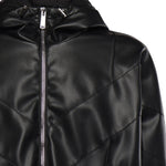 Giacca hoodie in similpelle S74AM1676 S60340900 DSQUARED2 