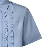 Camicia cropped in popeline MK2045 10RGF0013 MIU MIU 
