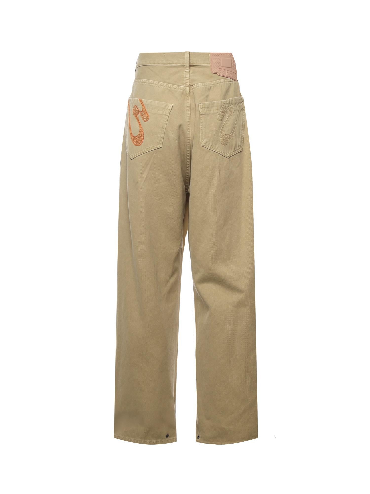 Jeans Fat Angelo in cotone DFM03021GF059PX SAND PDF CHANNEL 