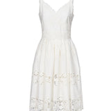 Abito midi in cotone con ricami F6C3QZ FGMFEW0111 DOLCE & GABBANA 