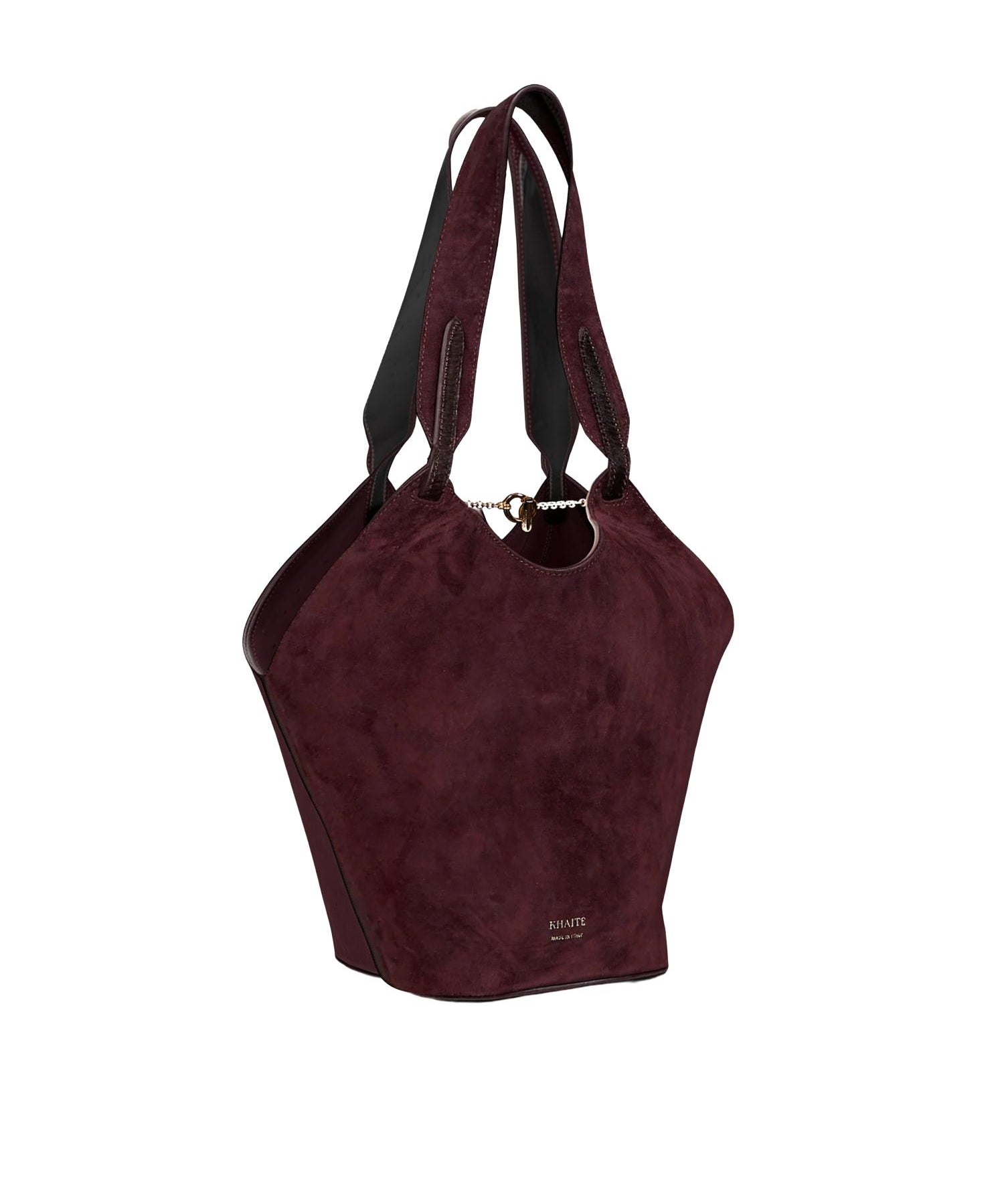 Borsa Lotus Mini in cavallino<BR/> H2056 978585 KHAITE 