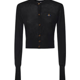 Cardigan Bea con logo 1803002U Y001AN402 VIVIENNE WESTWOOD 