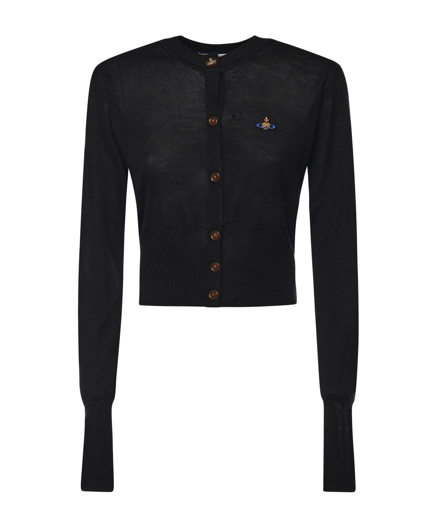 Cardigan Bea con logo 1803002U Y001AN402 VIVIENNE WESTWOOD 