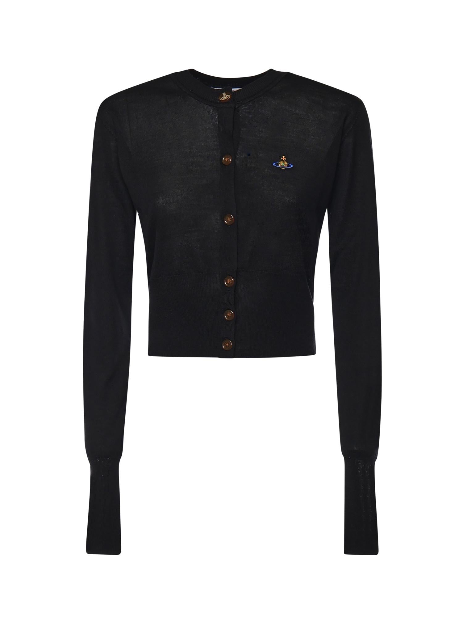 Cardigan Bea con logo 1803002U Y001AN402 VIVIENNE WESTWOOD 