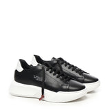 Sneakers Nemesis in nappa NEMESIS2 TRIPLEBLACK/WHITE GIULIANO GALIANO 