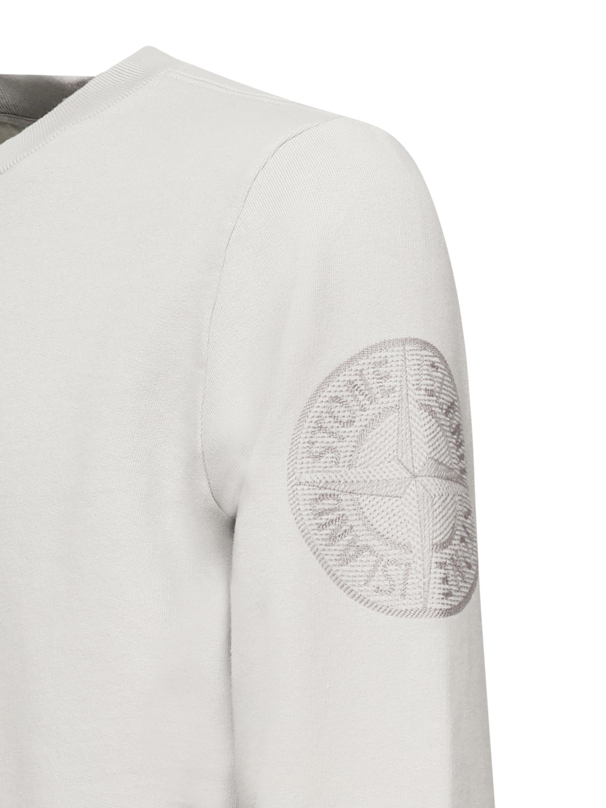Felpa girocollo con ricamo Compass<BR/> K1S156100026 S0122V0061 STONE ISLAND 