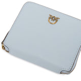 Portafoglio quadrato zip-around in pelle 100249 A0F1E37Q PINKO 