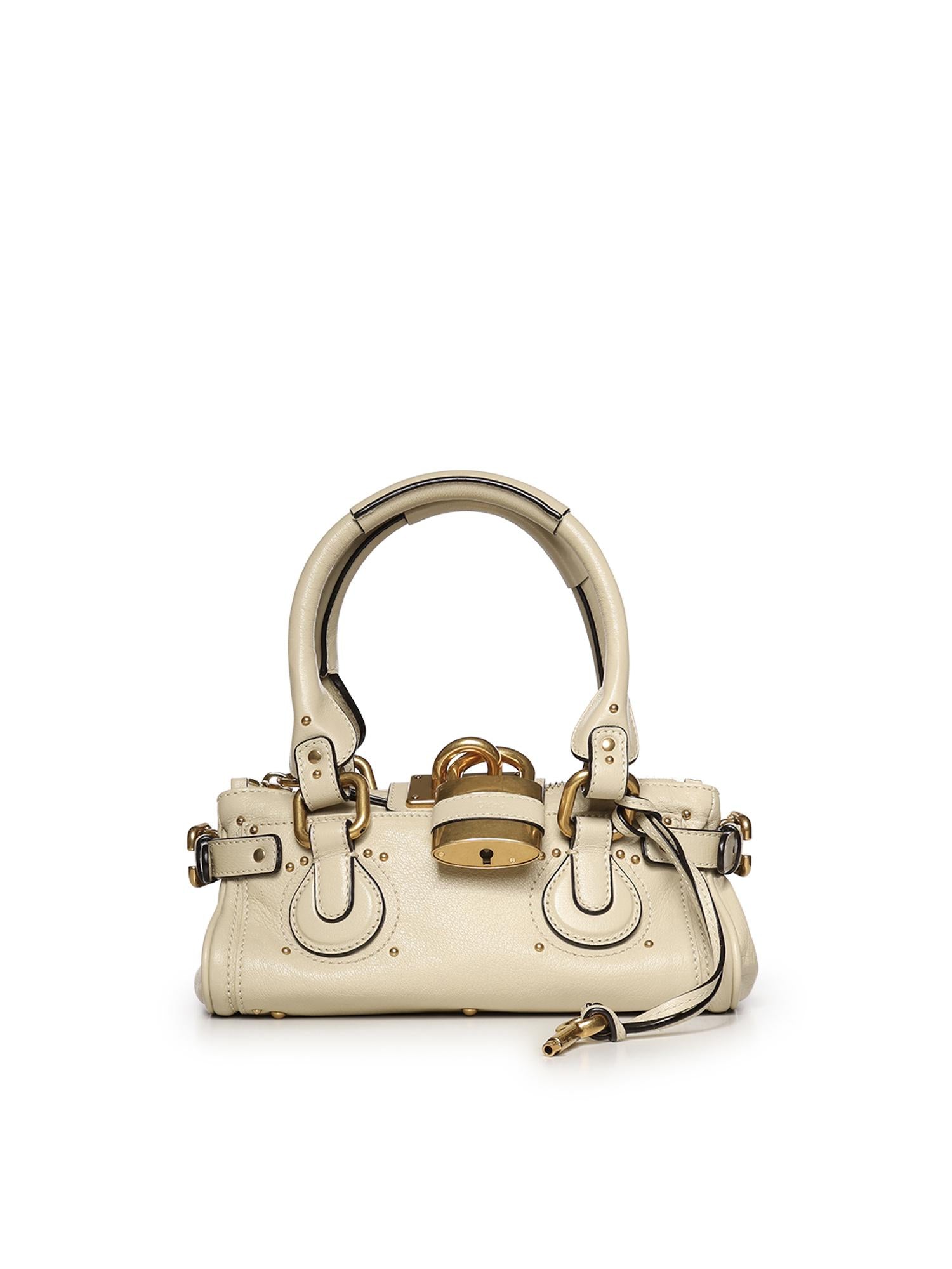 Borsa Paddington piccola in pelle granata CH26SS805P75 20S CHLOÉ 