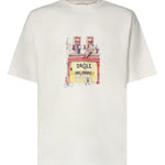 T-shirt Drôle Café in cotone KTS307CO002 OW Drôle de Monsieur 