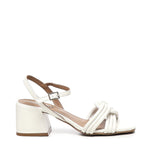 Sandalo con nodo intrecciato A55212 CREAM CARMENS 